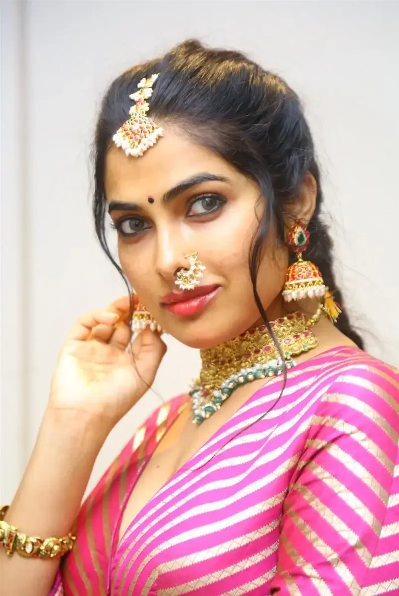 TELUGU ACTRESS DIVI VADTHYA AT RUDRANGI MOVIE PRE RELEASE EVENT 7